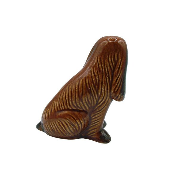 Dog Spaniel Hound Ceramic Pottery Figurine Brazil By MCS Mid-Century Modern Look - Picture 3 of 12